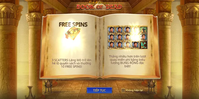 Slot Game Book Of Dead Tại BomWin Hành Trình Giải Mã Kho Báu Cổ Đại