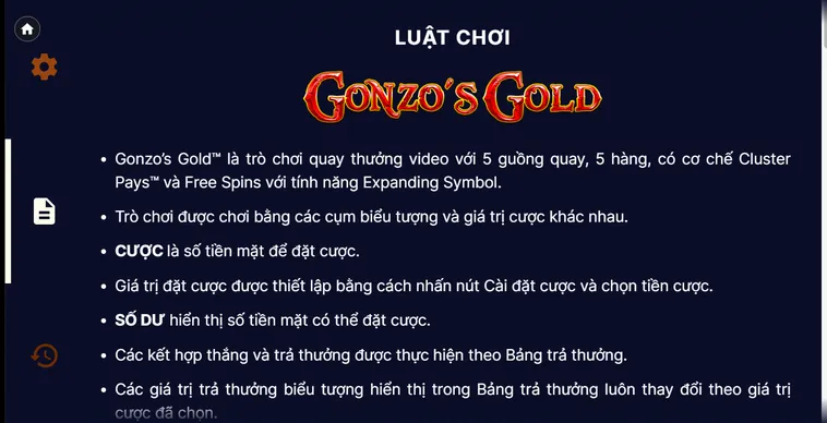 Slot Game Gonzos Quest Tại BomWin Hành Trình Săn Kho Báu Vàng Inca