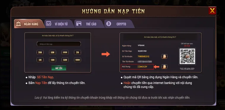 Hướng Dẫn Nạp Tiền BomWin Quy Trình Thanh Toán Siêu Tốc Qua Ngân Hàng