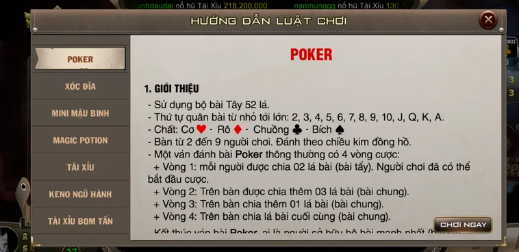 Chiến Thuật Chơi Game Bài Poker Tại BomWin Với Phần Thưởng Cực Lớn