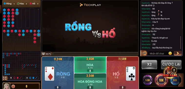 Rồng Hổ Live Slot Tại BomWin Trò Chơi Đối Kháng Đỉnh Cao Với Phần Thưởng Lớn