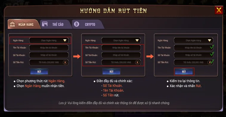 Rút Tiền BomWin Hệ Thống Thanh Toán Tự Động Minh Bạch Uy Tín Hàng Đầu