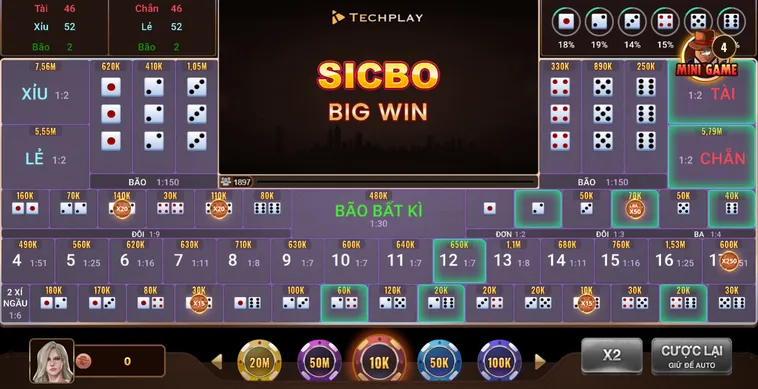 Khám Phá Siêu Phẩm Sicbo BigWin Tại BomWin Với Phần Thưởng Đẳng Cấp Nhất