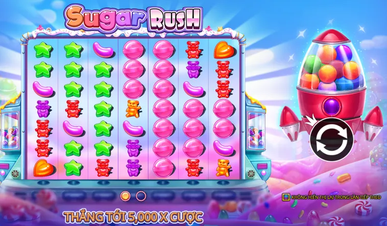 Chơi Slot Game Sugar Rush Tại BomWin Trải Nghiệm Đỉnh Cao Cho Cao Thủ