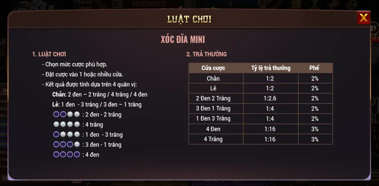 Xóc Đĩa Mini Tại BomWin Sân Chơi Bài Cào Đối Kháng Đẳng Cấp Quốc Tế